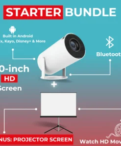 PortaView360 Pro – Ultra HD Portable Projector